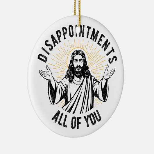 Teleurstellingen die jullie allemaal Christelijk h Keramisch Ornament (Rechts)