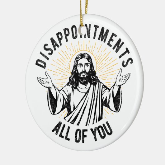 Teleurstellingen die jullie allemaal Christelijk h Keramisch Ornament (Links)