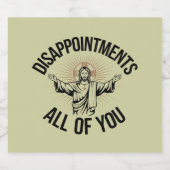 Teleurstellingen sarcastisch allemaal Christelijk Bier Etiket (Enkel label)