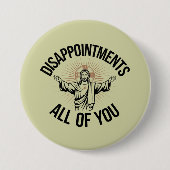 Teleurstellingen sarcastisch allemaal Christelijk Ronde Button 7,6 Cm (Voorkant)