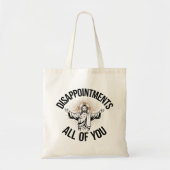 Teleurstellingen sarcastisch allemaal Christelijk Tote Bag (Voorkant)