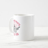 Teleurstellingen van u allen, Jezus spreidde hand  Koffiemok (Voorkant links)