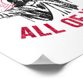 Teleurstellingen van u allen, Jezus spreidde hand Poster (Hoek)