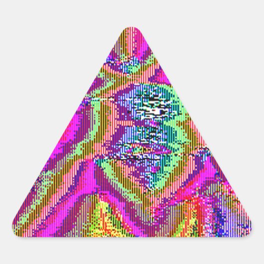 Televisie Awakening (Glitch art) Sticker (Voorkant)