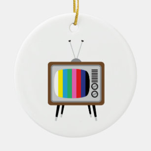televisie keramisch ornament