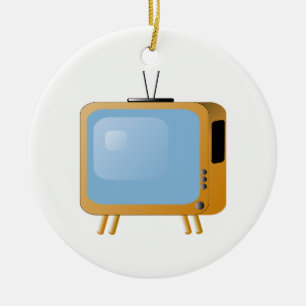 Televisie Keramisch Ornament