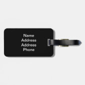  televisie met statisch scherm bagagelabel (Achterkant horizontaal)