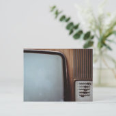  televisie met wijzerplaten briefkaart (Staand voorkant)