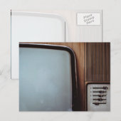  televisie met wijzerplaten briefkaart (Voorkant / Achterkant)