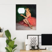 Televisie omhoog poster (Thuiskantoor)