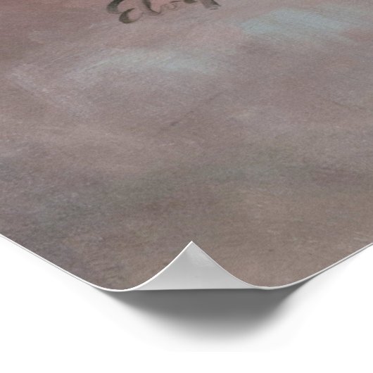 Televisie omhoog poster (Hoek)