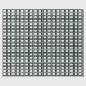 Televisie Oud Klassiek Retro TV Patroon Cadeaupapier (Vlak)