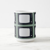 Televisie Oud Klassiek Retro TV Patroon Koffiemok (Center)