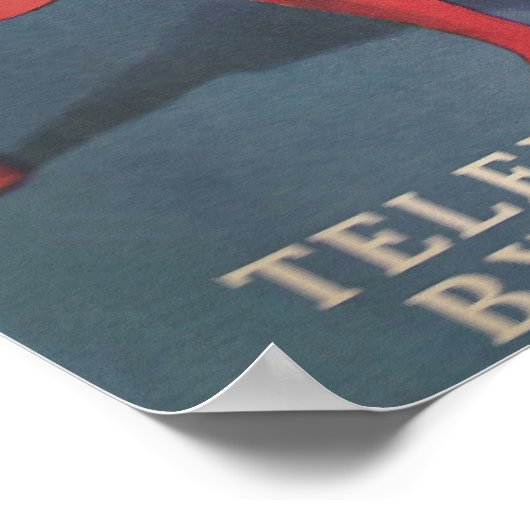 Televisie per radio poster (Hoek)