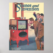 Televisie per radio poster (Voorkant)