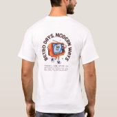 Televisie Retro Dagen Moderne Manieren T-shirt (Achterkant)