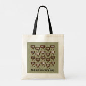 Televisie Set Kinder Boekenbibliotheek Gepersonali Tote Bag (Achterkant)