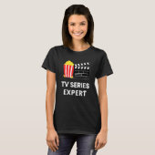 Televisie Show Binge Watch Tv Series Expert Food T-shirt (Voorkant volledig)