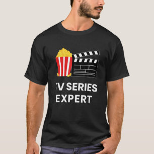 Televisie Show Binge Watch Tv Series Expert Food T-shirt