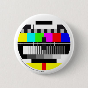 Televisie / Televisie / Televisie Ronde Button 5,7 Cm