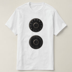  Televisie VHF/UHF Dial T-Shirt