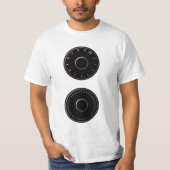  Televisie VHF/UHF Dial T-Shirt (Voorkant)