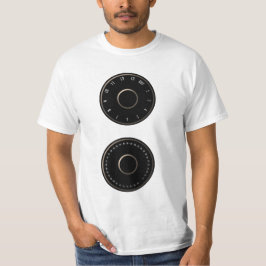  Televisie VHF/UHF Dial T-Shirt