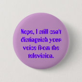 Televisie White Noise: SSD Awareness Button (Voorkant)