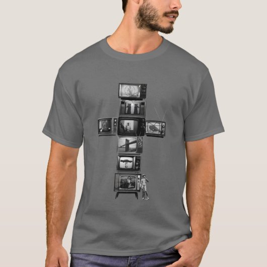 Televisies Mannen T-shirt (Voorkant)