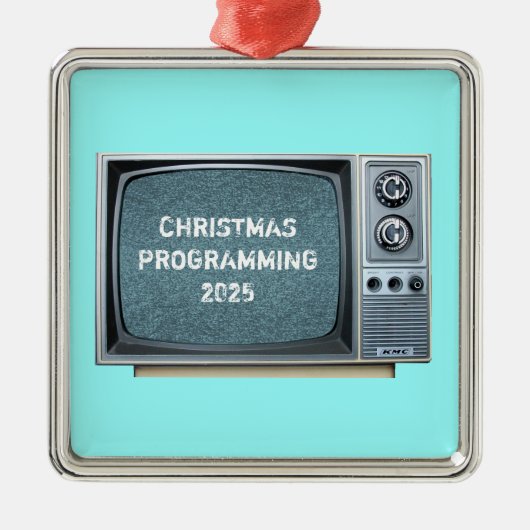  televisieset met statisch scherm metalen ornament (Voorkant)