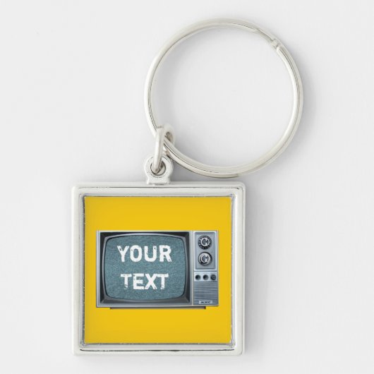  televisieset met statisch scherm sleutelhanger (Voorkant)