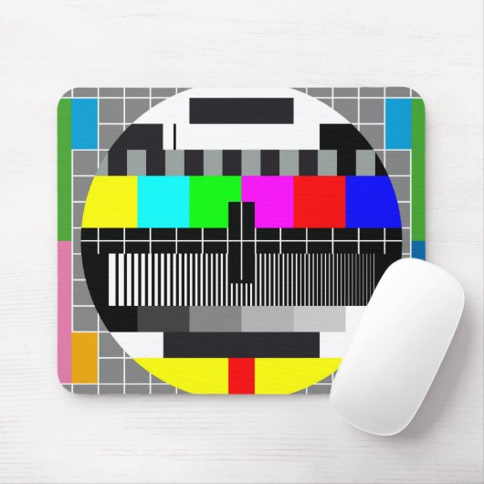 televisietestscherm muismat (Met muis)