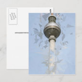 Televisietoren Berlijn Briefkaart (Voorkant / Achterkant)
