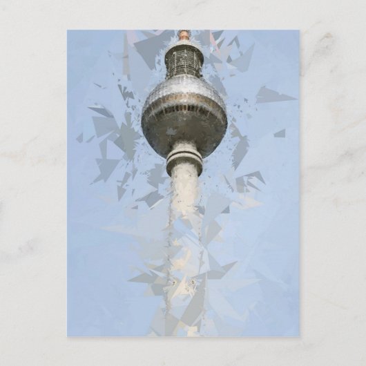 Televisietoren Berlijn Briefkaart (Voorkant)