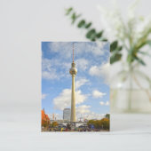 Televisietoren, Berlijn, Duitsland Briefkaart (Staand voorkant)