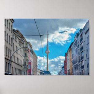 Televisietoren, Berlijn, Duitsland Poster