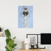 Televisietoren Berlijn Poster (Thuiskantoor)