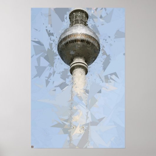 Televisietoren Berlijn Poster (Voorkant)