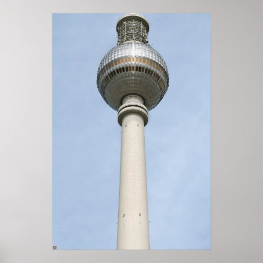 Televisietoren Berlijn Poster (Voorkant)