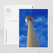 televisietoren blauw briefkaart (Voorkant / Achterkant)
