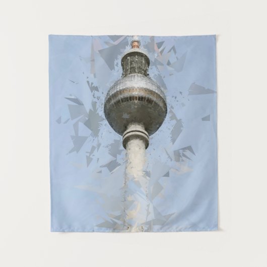 Televisietoren Fernsehturm Berlijn, Duitsland Wandkleed (Voorkant)