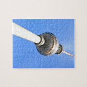 Televisietoren (Fernsehturm) in Berlijn, Duitsland Legpuzzel (Horizontaal)