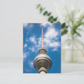 Televisietoren in Berlijn (Duitsland) Briefkaart (Staand voorkant)