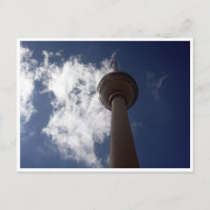 televisietoren wolken briefkaart