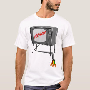 Televisievrijheid snijdt het snoer door t-shirt