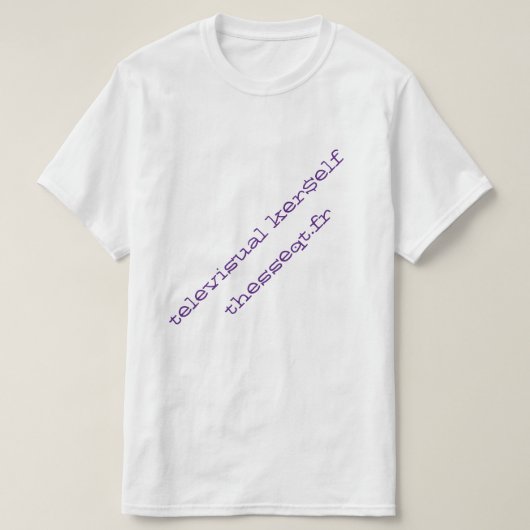 televisiezender$elf theseqt.fr t-shirt (Design voorkant)