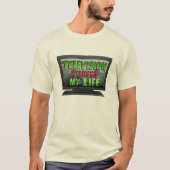 TELEVISiON RUINED MIJN LEVEN T-shirt (Voorkant)