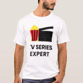 Television Show Binge Watch Tv Series Expert Food  T-shirt (Voorkant)