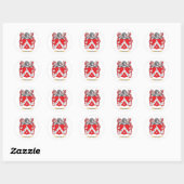 Telfer Family Crest (wapen) Ronde Sticker (Vel)