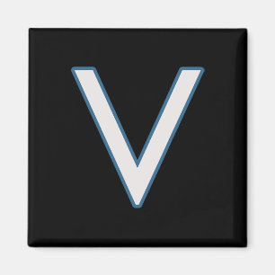 Telfield V Letter Games Grappig Gaming Videogame A Magneet